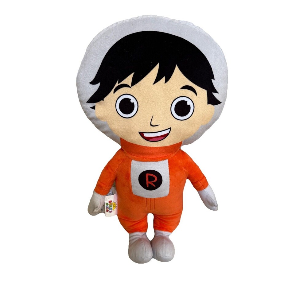 Ryan's World Kids Red Titan 20 Inch Bed Plush Cuddle and Decorative Pillow Buddy